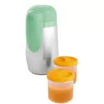 Chicco Portapappa Termico In Acciaio Inox Con Due Contenitori
