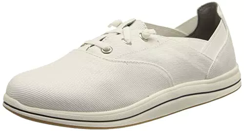 Clarks Brinkley Avecarpe da Ginnastica, Donna, Bianco