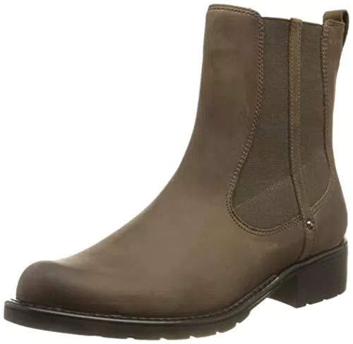 Clarks Orinoco Clubtivali Chelsea Donna, Tortora Scuro