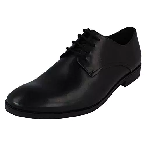 Clarks Stanford Walkcarpe Stringate Derby Uomo, Nero