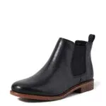 Clarks Taylor Shinetivali Donna, Black Oily Leather