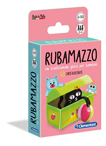 Clementoni- Rubamazzo, Carte da Gioco per Bambiniulticolore