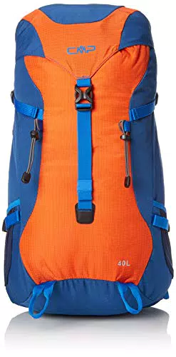 CMP Zaino Caponord 40l, Unisex Adultoarine-Orange, Uarine-Orange