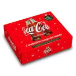 Coca-Cola Christmas Box Box Limited Edition con 2 Bottiglie di Vetro da 350 ml Coca-Cola Original Taste e Coca-Cola Zero Zuccheri