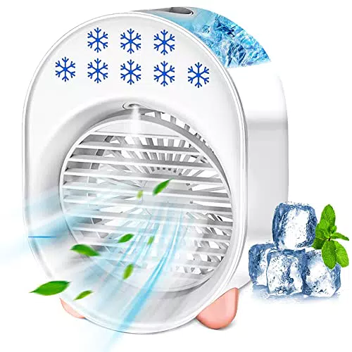 Condizionatore Portatile, Ventilatore 4 in 1, BelonLink Raffreddatore d'Aria Mini