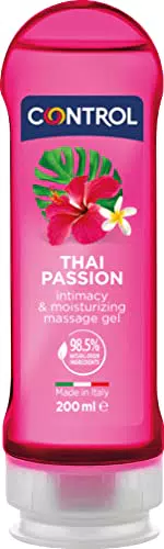Control Thai Passion Gel Massaggio 2 in 1 A Base D'Acqua All'Aroma Di Fiori E Spezie con 98