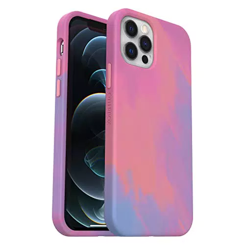 OtterBox Cover per Apple iPhone 12 / iPhone 12 Pro Slim & Sturdy con MagSafe, resistente a shock e cadute; cover ultrasottile, leggera, testata a norme anti caduta MIL-STD 810G, Rosa chiaro