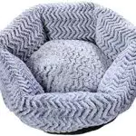 Cozywind Cuccia per Gatti Letto per Cani Gatto Rotondo Morbido Peluche Ciambella Lettino Cuscino per Animali Domestici 60cm