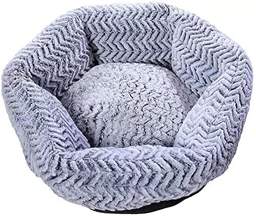 Cozywind Cuccia per Gatti Letto per Cani Gatto Rotondo Morbido Peluche Ciambella Lettino Cuscino per Animali Domestici 60cm