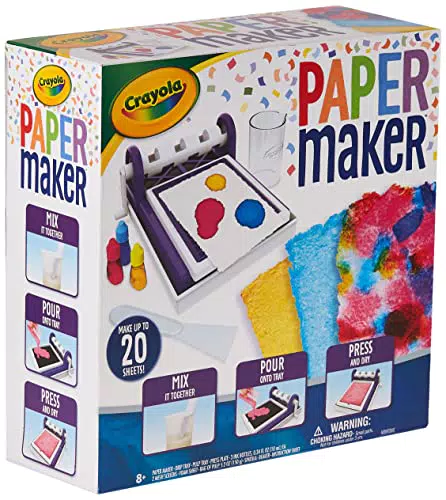 CRAYOLA- Laboratorio della Carta, per creare originali fogli di carta