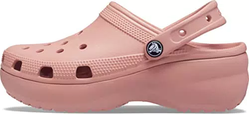 Crocs Classic Platform Clog W, Zoccoli Donna, Pale Blush