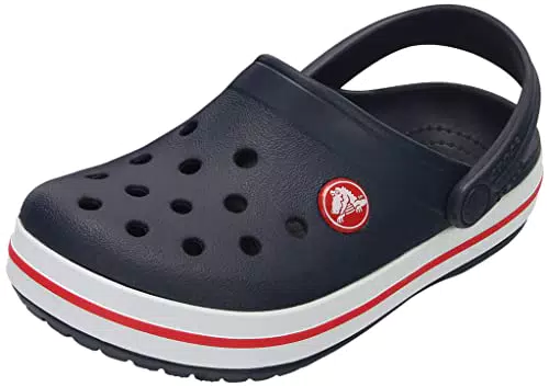 Crocs Crocband Clog T, Zoccoli Unisex-Bambini, Navy Red