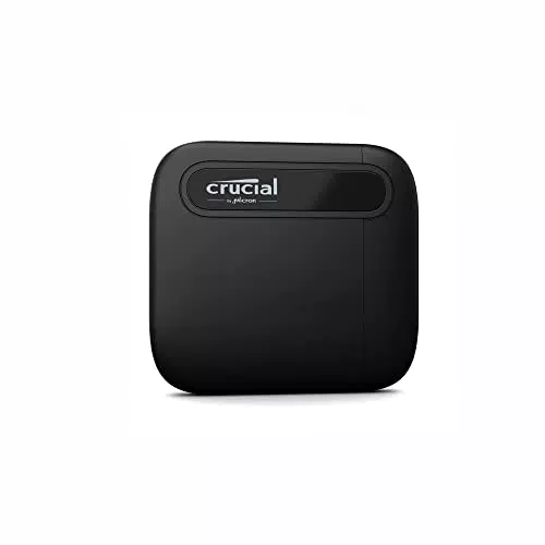 Crucial X6 da 1TB SSD Portatile - Fino a 800MB/s - PC e Mac - Unità a Stato Solido Esterna USB-C