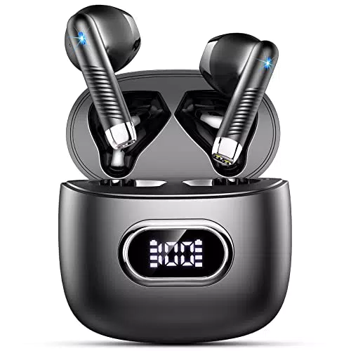 Cuffie Bluetooth 5.3, Wasart Auricolari Bluetooth con 4 Mic Cancellazione Rumore