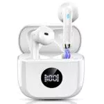 Cuffie Bluetooth, Auricolari Bluetooth 5.3 HiFi Stereoini Cuffie Wireless con 2 Mic Cancellazione Rumore