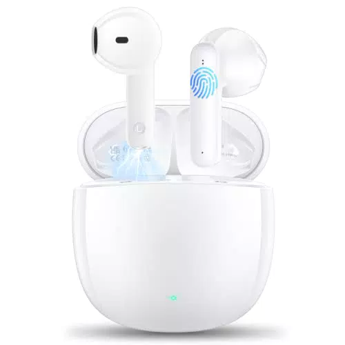 Godyse Cuffie Bluetooth Auricolari Bluetooth 5.3 con 4 Microfono