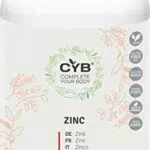 CYB Zinco - 25 mg di Zinco Puro ad Alto Dosaggio - Vegan - 1 x 365 Compresse