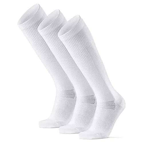 DANISH ENDURANCE Calze a Compressione Graduata in Cotone Biologico 3 Paia