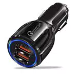 Davilis Caricatore USB da Auto 5V 6A Universale Quick Charge 3.0 Veloce Caricabatterie Alimentatore Presa USB 2 Portepina per Smartphone Tablet iOS Android