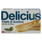 Delicius Scatola di Filetti di Sardina in olio di oliva
