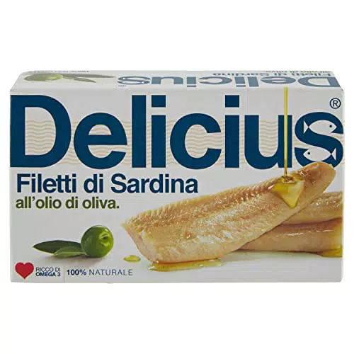 Delicius Scatola di Filetti di Sardina in olio di oliva