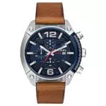 Diesel Overflow Orologio da Uomo con Cronografo, in Acciaio Inossidabile