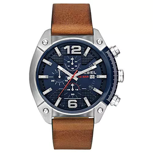 Diesel Overflow Orologio da Uomo con Cronografo, in Acciaio Inossidabile