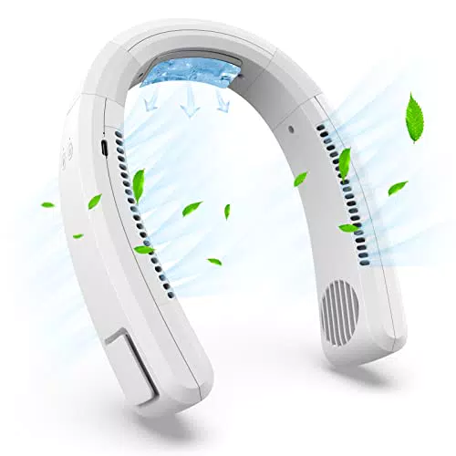 doeboe Ventilatore da collo portatile da 4000 mAh, ventilatore personale a batteria