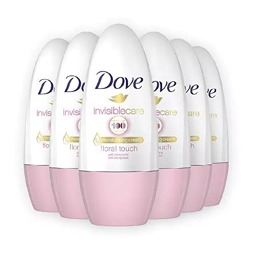 Dove Deodorante Roll-On Invisible Care, 6 pezzi da 50 ml