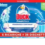 Duck Fresh Discs, Detergente Bagno, 36 Dischi Gel Igienizzanti WC