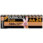 Duracell - Plus AA, Batterie Stilo Alcaline, confezione da 24