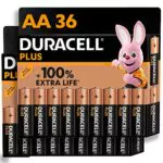 Duracell - Plus AA, Batterie Stilo Alcaline, confezione da 36
