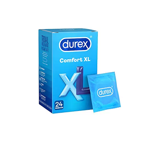 Durex Comfort XL Preservativi Extra Large, 24 Profilattici