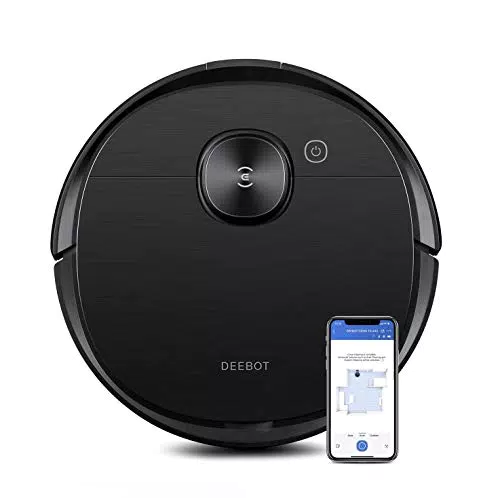 ECOVACS DEEBOT OZMO T8 AIVI robot aspirapolvere e lavapavimenti, nero