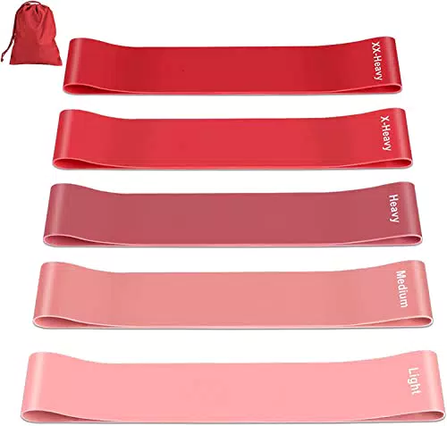 Elastici Fitness, Fasce Elastiche Fitness con 5 Livelli di Resistenza