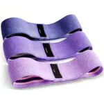 Elastici Fitness，Fasce Elastico Fitness in Tessuto con 3 Livelli di Resistenza，Bande Elastiche Fitness Antiscivoli per Esercizi Glutei
