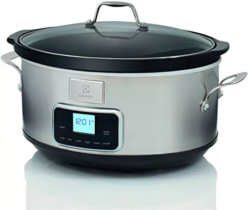 Electrolux Esc7400 Slow Cooker, Pentola Elettrica In Acciaio Inox Per Cottura Lenta Con Sei Programmi Predefiniti