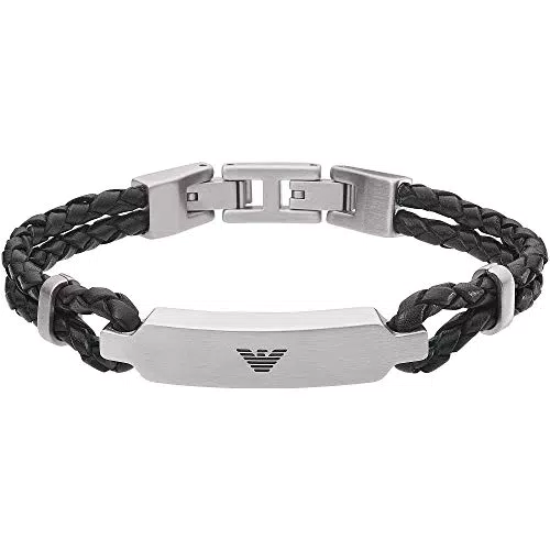 Emporio Armani - Braccialetto acciaio_inossidabile Nessuna pietra preziosa Uomini