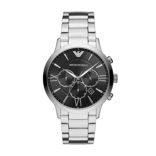 Emporio Armani Orologio Cronografo in Acciaio Inossidabile