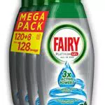 Fairy Gel Detersivo Lavastoviglie - 32 Lavaggi - 1 bottiglia da 32 lavaggi - Brezza Marina