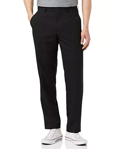 find. Regular Fit, Pantaloni Uomo, Nero, W44/L32