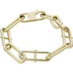 Fossil Bracciale a Catena in Acciaio Inossidabile Heritage D Link Donna