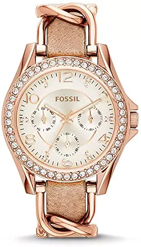 Orologio donna Fossil Riley, misura cassa 38mm, movimento multifunzione al quarzo