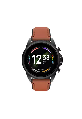 Fossil Smartwatch GEN 6 in Acciaio, FTW4062, nero/marrone