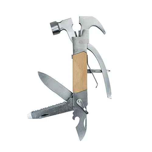 Gadget Storm Martello Multiuso Tascabile in Acciaio Inoxtrumento Multifunzione 10 Pezzi