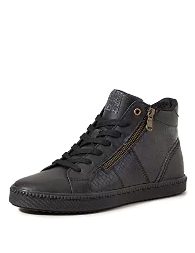Geox D Blomiee Bneakers Donna, Nero