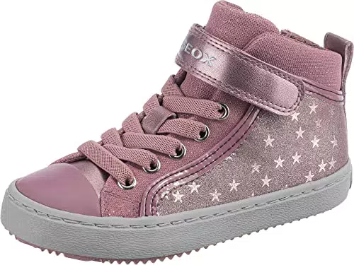 Geox J Kalispera Girl I Sneakers Bambine e ragazze, Rosa Dk Pink
