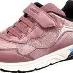 Geox J Spaceclub Girl Cneakers Bambine e ragazze, Rosa/Argento
