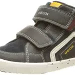 Geox Neonato B Kilwi Boy C Sneakers Bimbo 0-24, Blu/Rosso