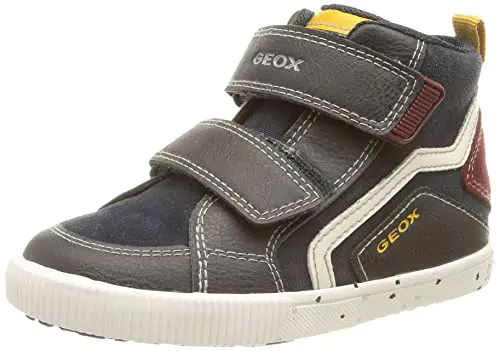 Geox Neonato B Kilwi Boy C Sneakers Bimbo 0-24, Blu/Rosso